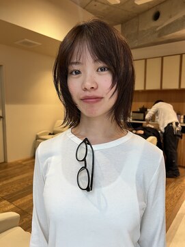 ネロ ヘアサロン ネイビー 渋谷(NERO HAIRSALON NAVY) 【加藤木麻彩】ミディアムシャギーレイヤー