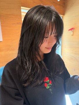 ウエストリー(WESTORY) #黒髪ロング#レイヤーカット#顔周りレイヤー#結んで可愛い