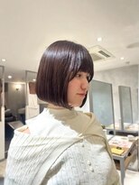 アース 高円寺店(HAIR & MAKE EARTH)&nbsp;前下がりボブ〔@x__xrn03 〕