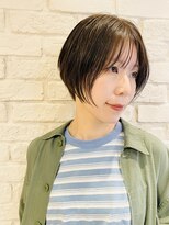 ドロップ(drop)&nbsp;レイヤー丸みショートボブ〔表参道/青山　drop〕