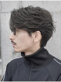 新橋メンズパーマフェザーパーマシャドウパーマセンターパート