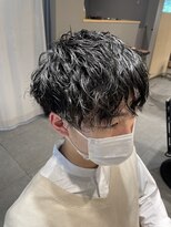 サリエ(S'allier)&nbsp;ソフトツイストスパイラルパーマメンズマッシュ