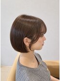 顔周り　サイドバング