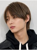 センターパート/フェザーパーマ/スパイラルパーマ/men's
