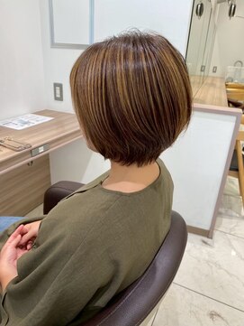 アッシュ 等々力店(Ash) 『ベージュ』白髪ぼかしハイライト 大井町線等々力