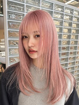 ニット(Knit) ペールピーチカラー♪