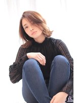 アッシュ 町田駅前通り店(Ash)&nbsp;切りっぱなし　ミディアムボブ