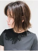 似合わせ外ハネブルージュボブ【CICATA関口/鎌倉】