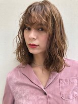 クロム(Chlom)&nbsp;Chlom☆小顔バング美髪ブランジュウェービーパーマスタイル立川