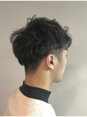 刈り上げマッシュパーマ