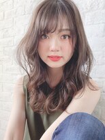 ジーナ 渋谷駅前(Zina)&nbsp;【Zina　渋谷】イメチェン毛先パーマ耳かけ×フォギーベージュ