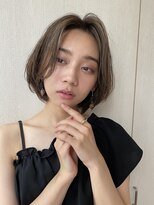 アリエッタ ギンザツー(ARIETTA GINZA2)&nbsp;センターパート大人ボブ/大人可愛い/黒髪ボブ/フェミニン/韓国風