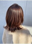 ウルフ×ピンクベージュ