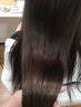 カット＋全体カラー＋電子ミネラルトリートメント　￥12950→12300