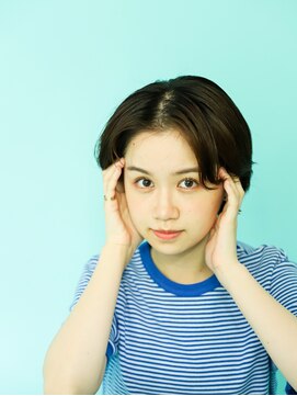 シーン 読売ランド前(SCENE) ひし形ショートサマーカット小顔カット