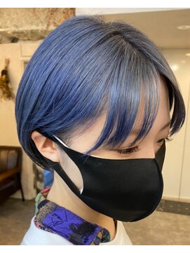 ヘアスタジオニコ(hair studio nico...) ブルー