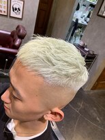 エルエー バーバーショップ 草津店(L.A BARBERSHOP)&nbsp;クロップ×ホワイトカラー