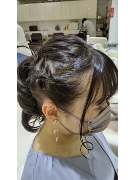パーソンズ 本八幡店(PAR SON'Z) 編み込みポニーテールアップスタイル