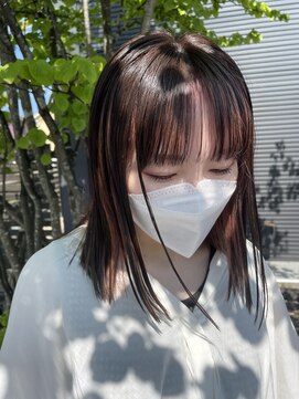 ヘアラウンジ アングゥ(hair lounge ungu) シアーピンクボブ