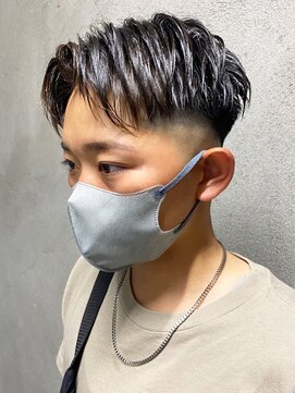 ビンゴ(BINGO) ba710アッシュブラック刈り上げボブコリアンスタイルボブウルフ