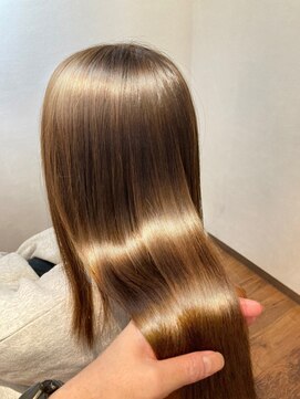 ネウィ 大分中央町店(newi) 髪質改善/酸性ストレート/透明感/マロンベージュ/韓国/暗髪