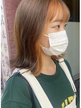 ボアップ 新居浜店(boappu) #フェイスフレーミング#カラー#オレンジ