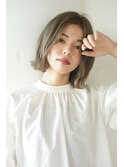 外ハネボブ♪ナチュラルカーキグレージュ☆20代30代40代50代韓国