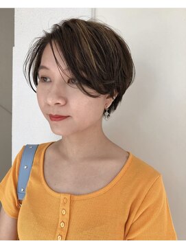 リノ 辻堂(lino) ハイライト/白髪ぼかし/ショート【辻堂】lino伊阪すずか