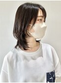 【FOLK】カットで透明感ペールピンク☆似合わせレイヤーウルフ♪