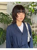 △レイヤーカットウルフカット姫カットフルバングぱっつん前髪