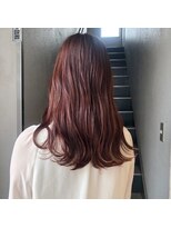 ブロッサム 北浦和店&nbsp;ピンクブラウンベージュインナーカラーハイライト髪質改善北浦和