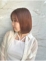 オーロ 緑地公園店(ORO)&nbsp;柔らかいボブスタイル