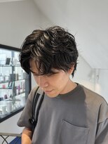 トレス(TRESS)&nbsp;メンズスパイラルパーマ　ショートパーマ　毛流れレイヤー