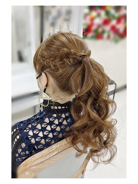 セットサロン ココ ＊編み込みポニー＊