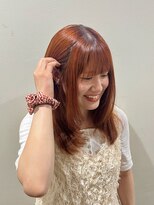 インフィニティー infinity HAIR SPACE BLOOM オレンジブラウン