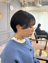 トッカ ヘアアンドトリートメント 難波店 小顔似合わせカット愛されクールショート20代/30代40代50代/難波
