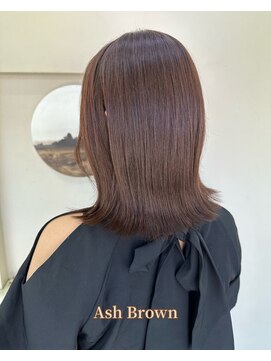 ミウミウヘア(miu miu hair) アッシュ・ブラウン
