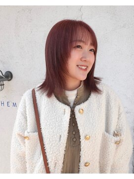 シェミール(CHEMIR) ピンクパープル×ブリーチカラー【四日市】