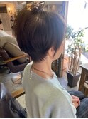 30代40代50代小顔ショートボブ丸みショートカット