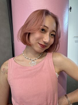 ジュエム(jouerm) ボブ+ハイトーンピンク