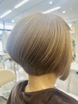 カラペア 大みか店(Color-pair) 前下がりボブ
