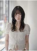 レイヤーカット／ナチュラル／モテ髪/銀座/ロングレイヤー