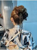 【高めアップ】/結婚式/浴衣/着付け/銀座/ヘアセット/アレンジ