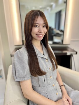 ルーウィン(LE WIN) レイヤー/縮毛矯正/小顔/ベージュアッシュ/