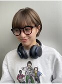 前髪あり耳掛け丸みボブコンパクトショート20代30代40代50代