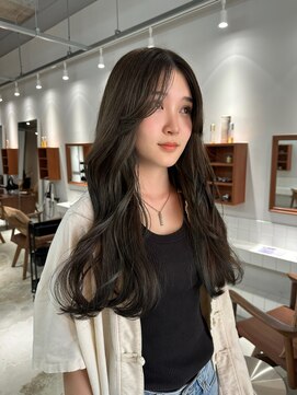 ルッチ 立川(LUCCI) 【yuma】ロングヘア/オリーブ/オリーブグレージュ/透明感カラー