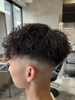 ハッシュタグネイビー 仙台駅前店(#NAVY) スペインカール波巻きツイスパ仙台美容室シャドウパーマ刈り上げ