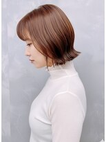 バッカ 横浜桜木町店(BACCA)&nbsp;ツヤ×まとまりで美人度UP！30代の大人切りっぱなしボブ