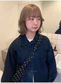 ミルクティベージュ/ハイトーンボブ
