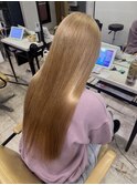 ベージュカラーブリーチ所沢ハイトーンイメチェン学割U24所沢